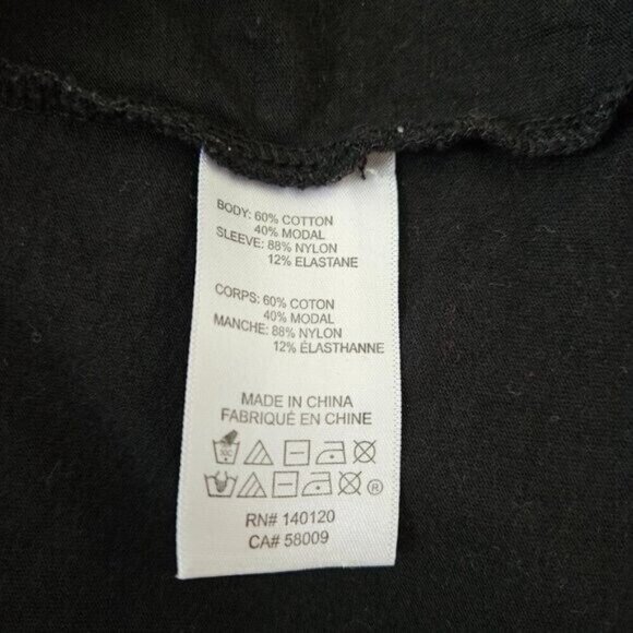 Stella And Dot Top Womens 1X Black LS Lace Ruffles Goth Whimsigoth Witchy Boho - Picture 9 of 12